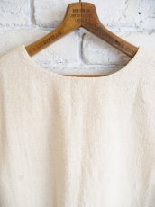 画像2: CALICO キャリコ ラウンドネックベスト ペティチャルカカラコットンカディ UJ0071 O1203 U10NR (2)
