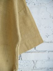 画像3: CALICO キャリコ Vネックオーバートップス天然染めペティチャルカカラコットンカディ UT1190 O1203 T17TY (3)
