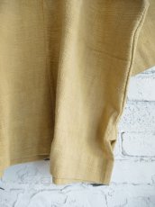 画像4: CALICO キャリコ Vネックオーバートップス天然染めペティチャルカカラコットンカディ UT1190 O1203 T17TY (4)