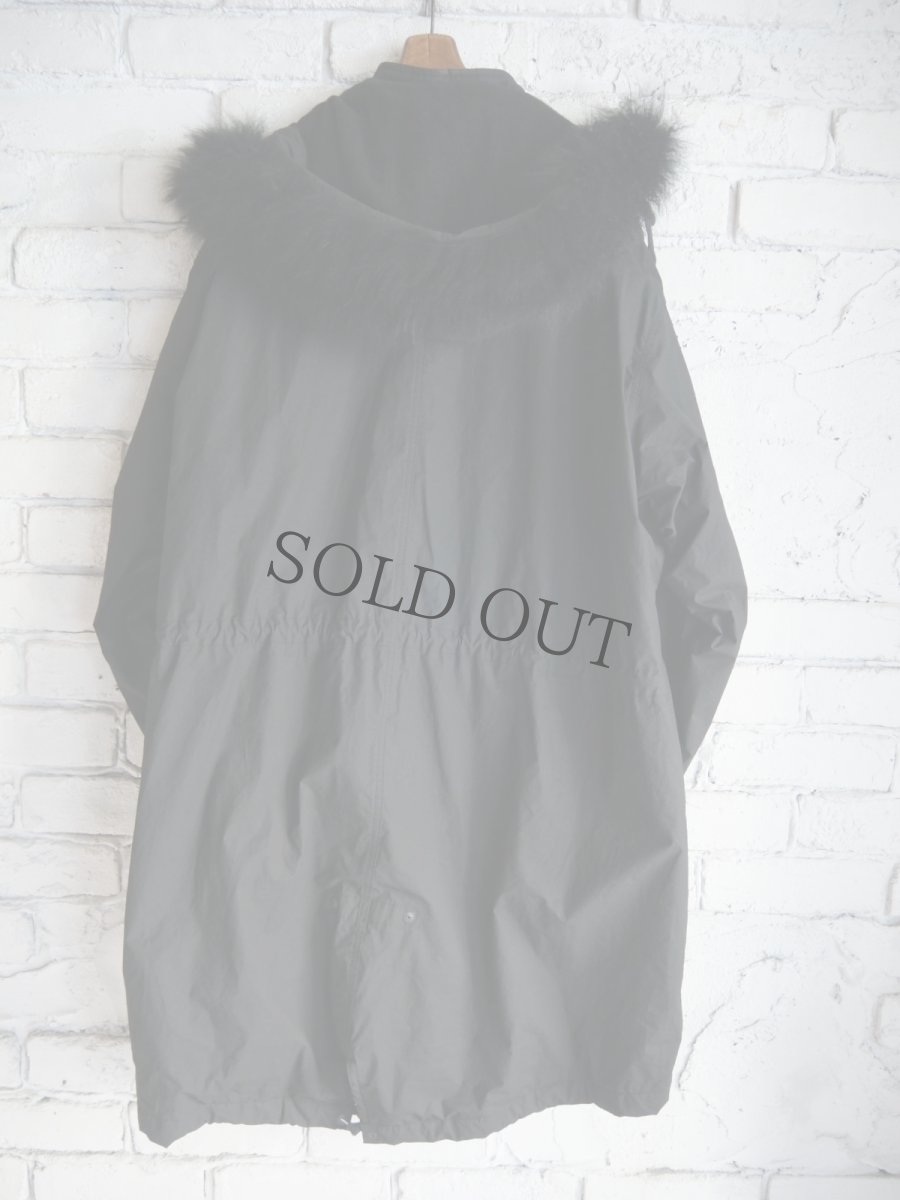 画像7: COMOLI コモリ コットンナイロンミリタリーフーデッドコート (C03-04010) (7)