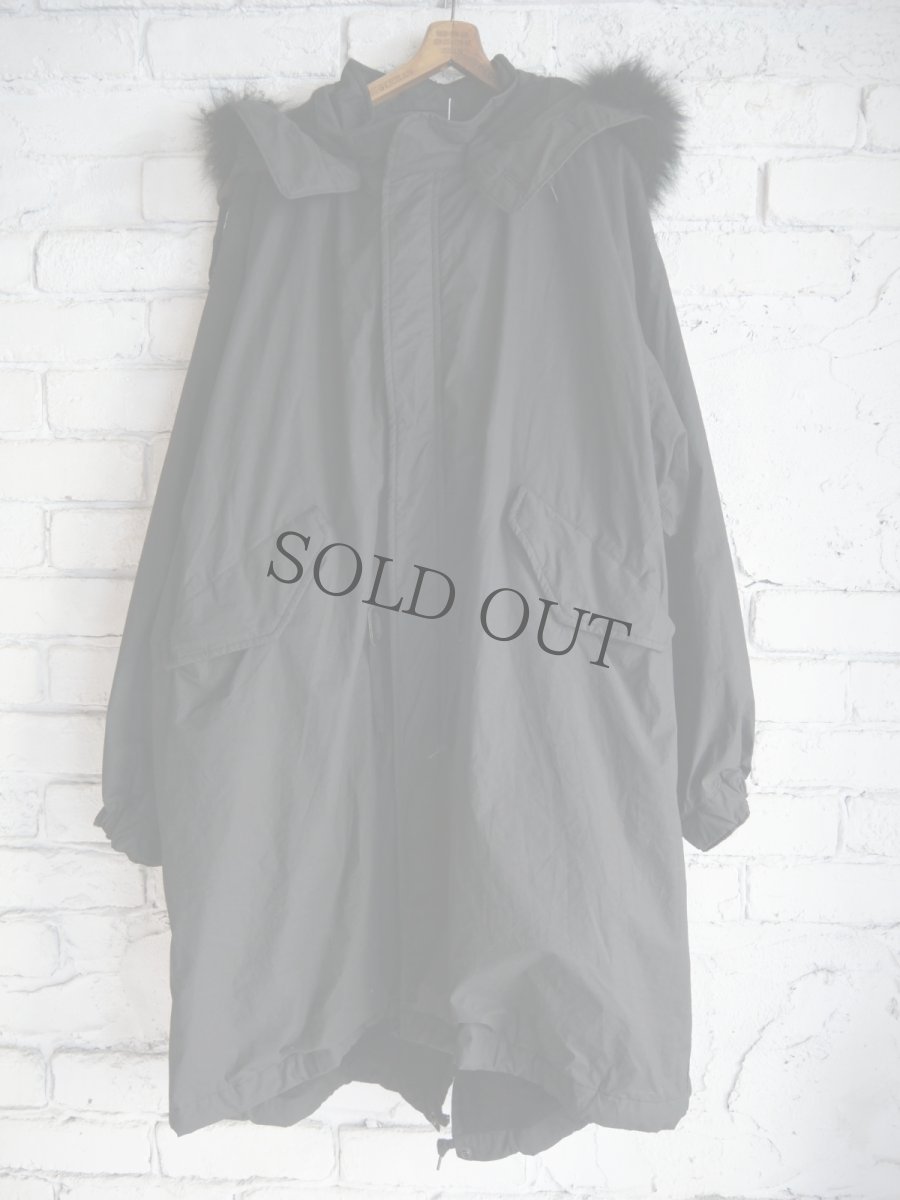 画像1: COMOLI コモリ コットンナイロンミリタリーフーデッドコート (C03-04010) (1)