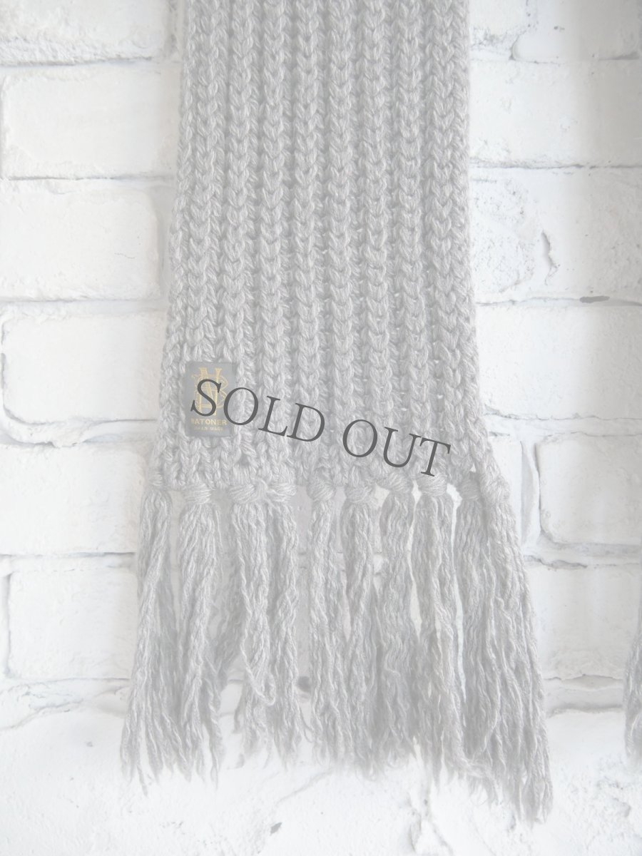 画像3: BATONER FRINGE MUFFLER SHORT バトナー フリンジマフラーショート（BN-25FI-007） (3)