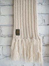 画像3: BATONER FRINGE MUFFLER SHORT バトナー フリンジマフラーショート（BN-25FI-007） (3)