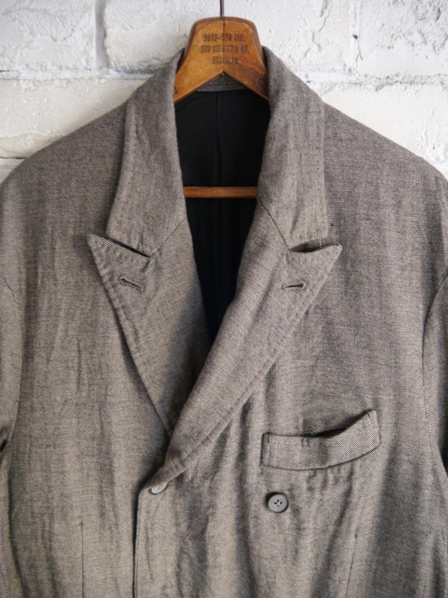 画像2: MAATEE&SONS SUPER200シャークスキン ダブルGATHERED JK  マーティーアンドサンズ  (MT5303-0005B） (2)