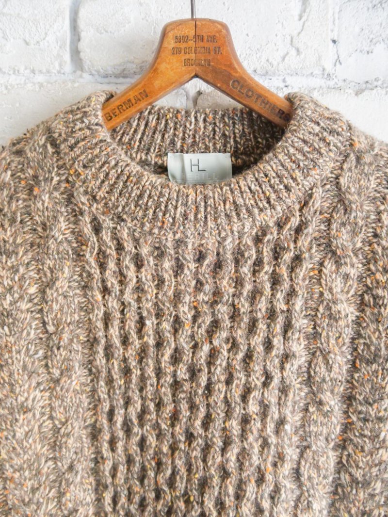 画像2: HERILL Cashmerenep Cable Sweater ヘリル カシミヤネップケーブルセーター (25-080-HL-8150-30)