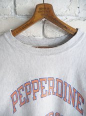 画像2: Champion REVERSEWEAVE PEPPERDINE 染み込みオレンジプリント スウェット（H36-16） (2)