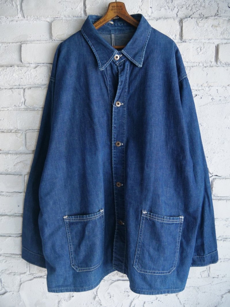 画像1: 大戦デニムカバーオール（O9-82）
