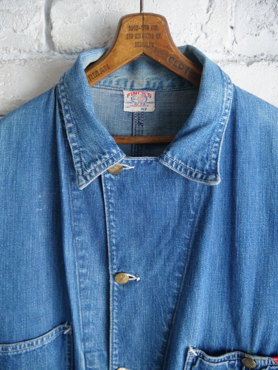 画像2: Finck's デニムカバーオール（S39-1） (2)