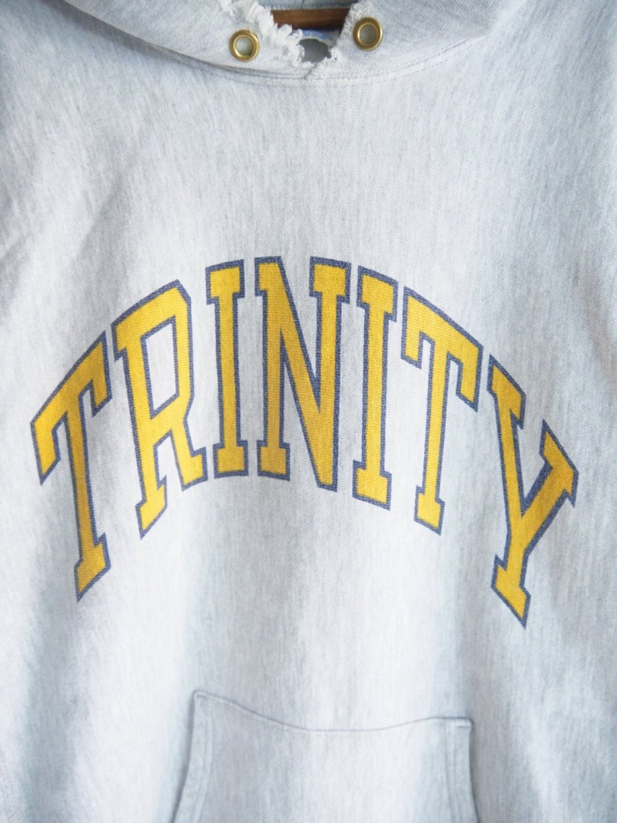 画像3: Champion REVERSEWEAVE イエロー染み込み フーディ（K2-10） (3)