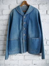 画像1: USN ショールカラーデニムジャケット（H29-3） (1)