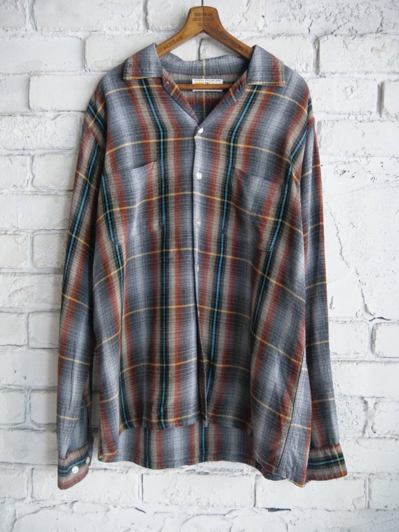 画像1: Puritan オンブレレーヨンシャツ（H12-14）