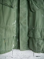 画像4: US ファティーグジャケット 3rd ペンキ (N23-3） (4)