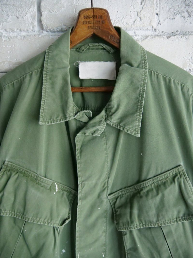 画像2: US ファティーグジャケット 3rd ペンキ (N23-3）