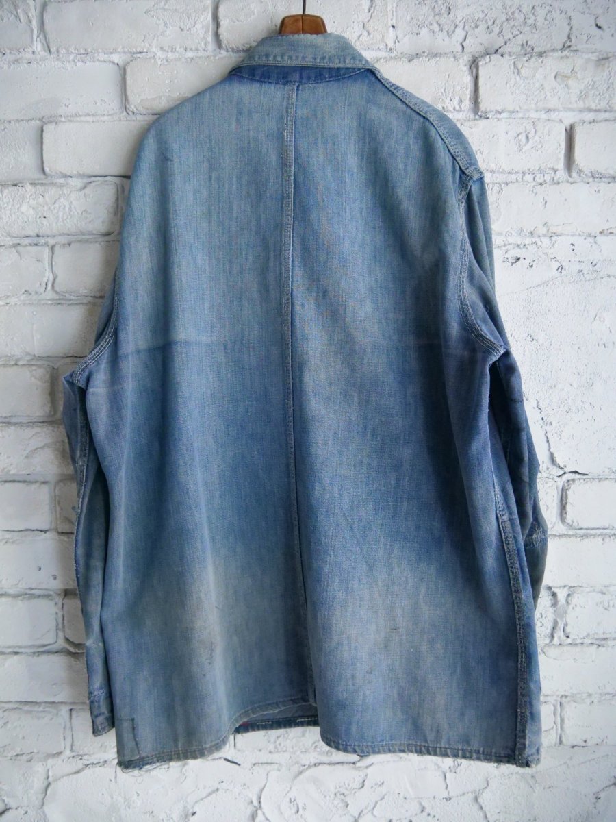 画像6: ヘラクレス  デニムカバーオール ボロ（H13-365） (6)