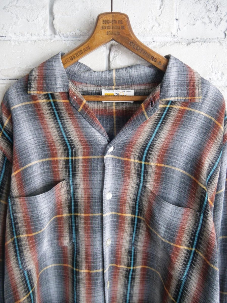 画像2: Puritan オンブレレーヨンシャツ（H12-14） (2)