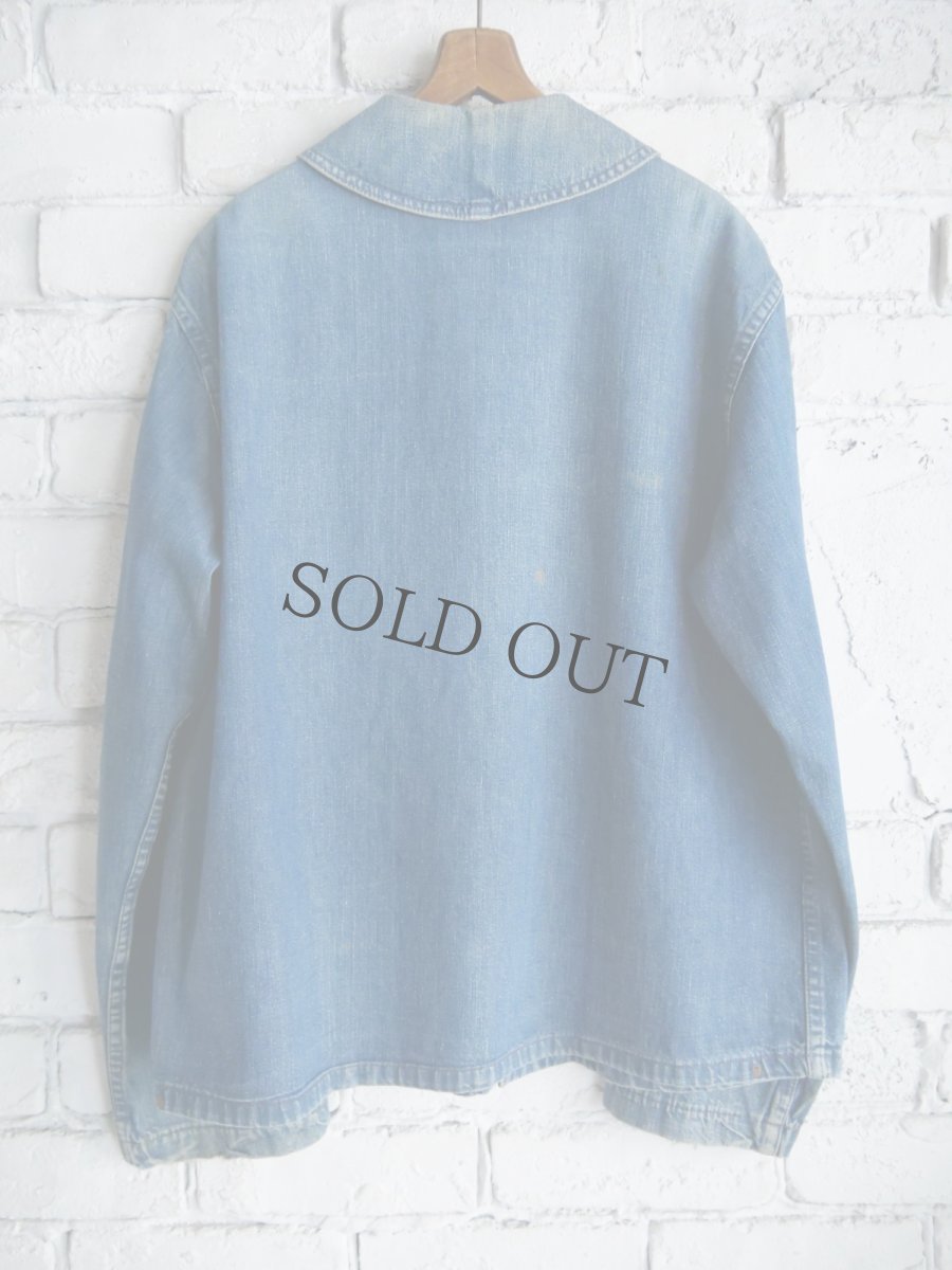 画像5: USN ショールカラーデニムジャケット（H29-3） (5)