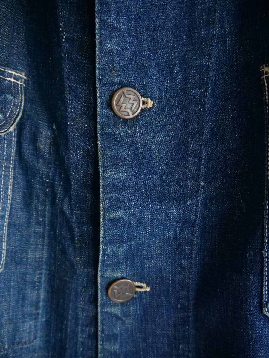 画像5: モンゴメリー チンスト デニムカバーオール（M14-1） (5)