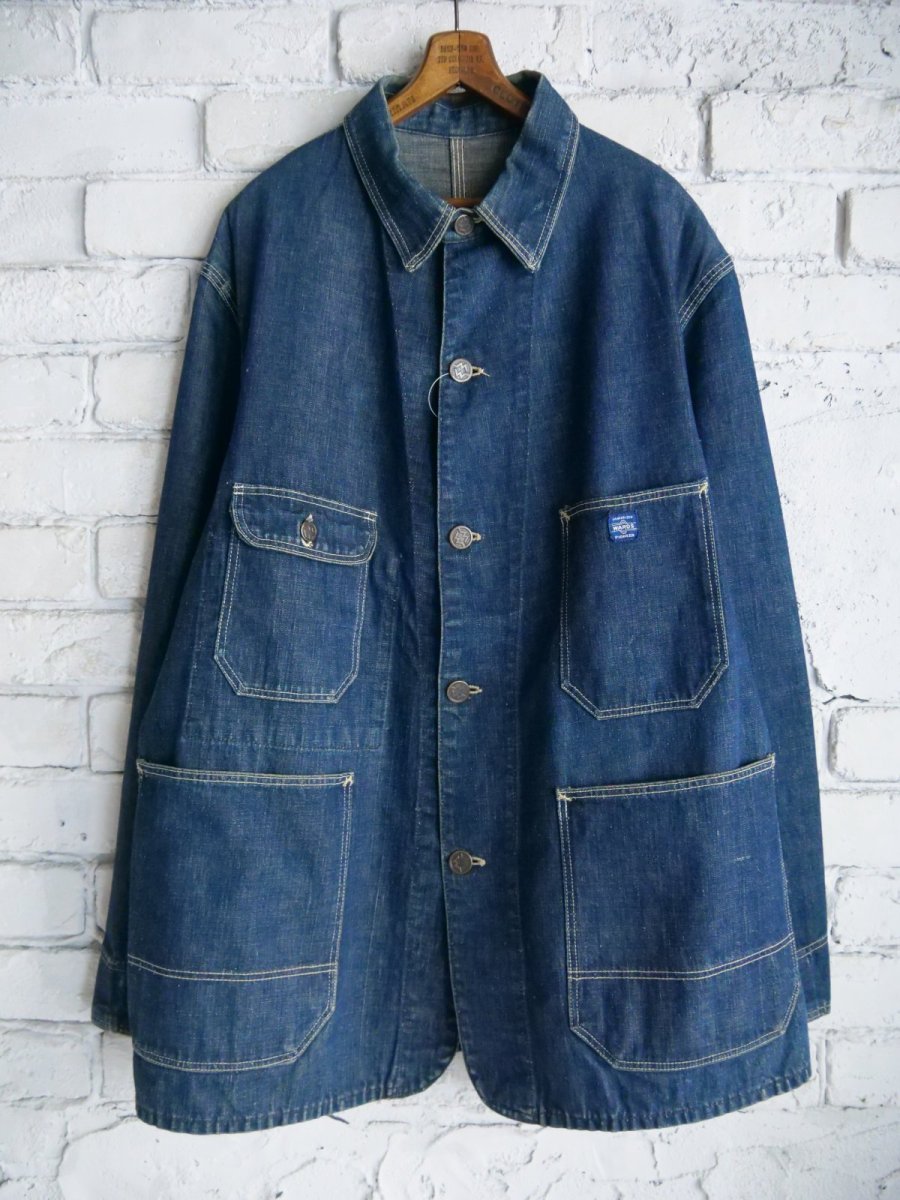画像1: モンゴメリー チンスト デニムカバーオール（M14-1） (1)