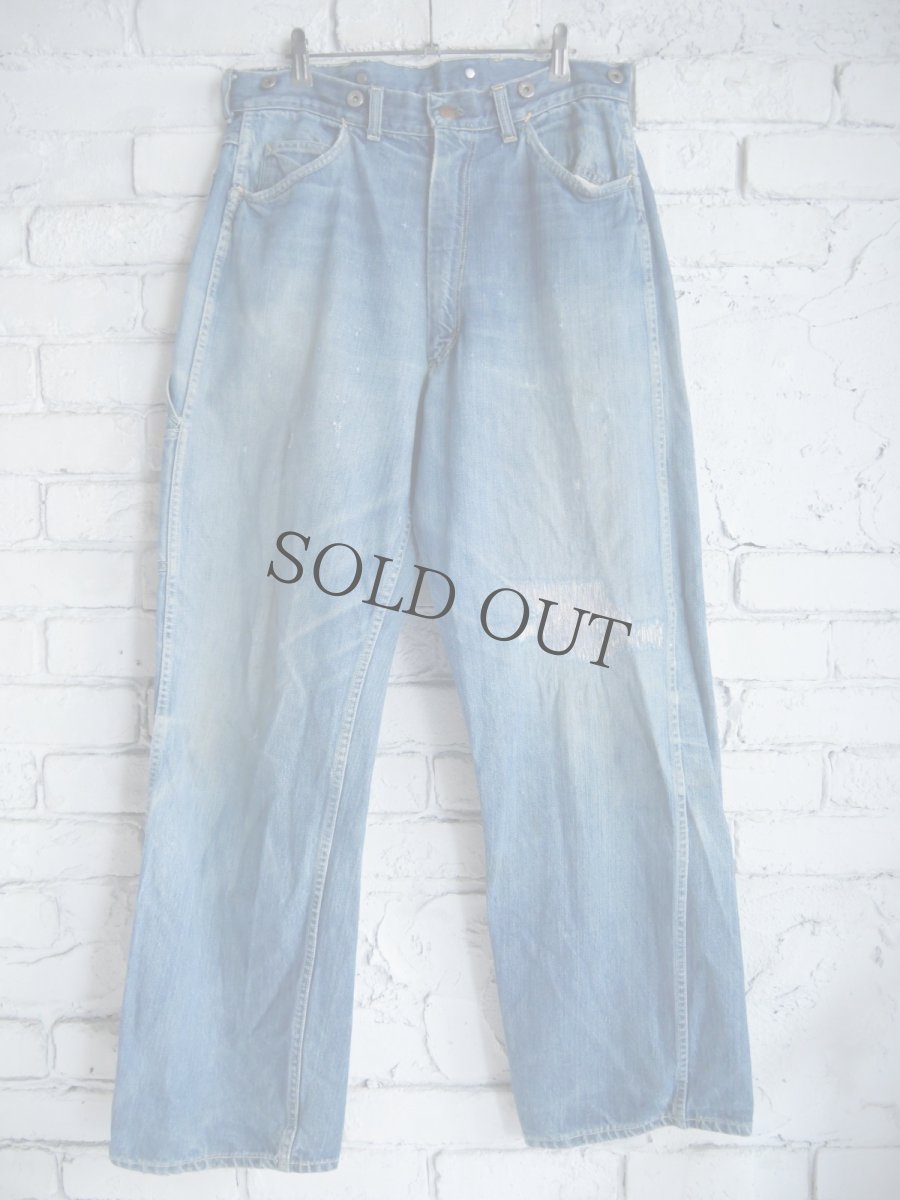 画像1: BIG MAC ペインターデニムサスペンダーボタン(K67-8） (1)