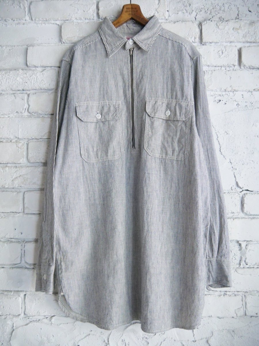 画像1: ヘラクレス ヒッコリージップシャツ（H11-99） (1)