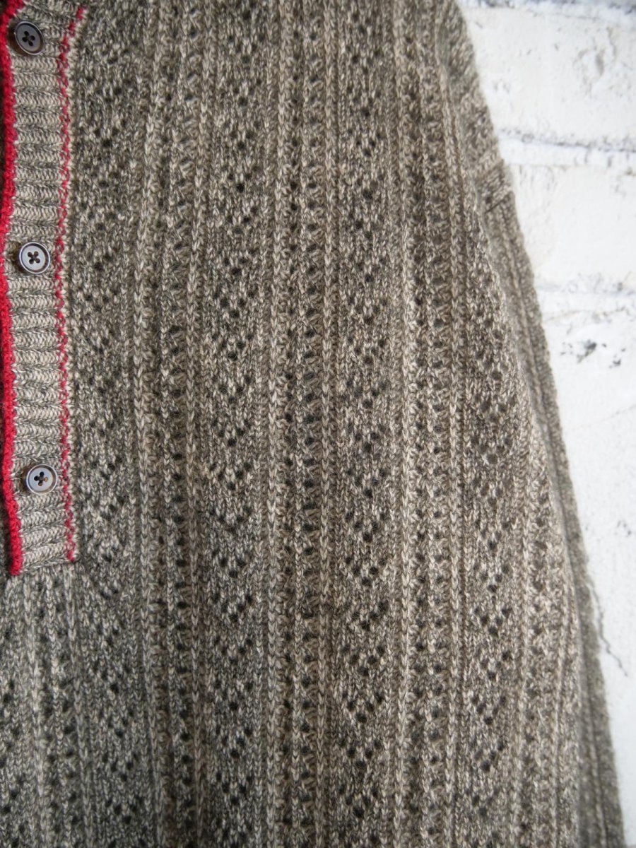 画像4: MAATEE&SONS MOHAIR CASHEMERE 透かし編み マーティーアンドサンズ モヘアカシミヤ透かし編み (MT5303-0115） (4)