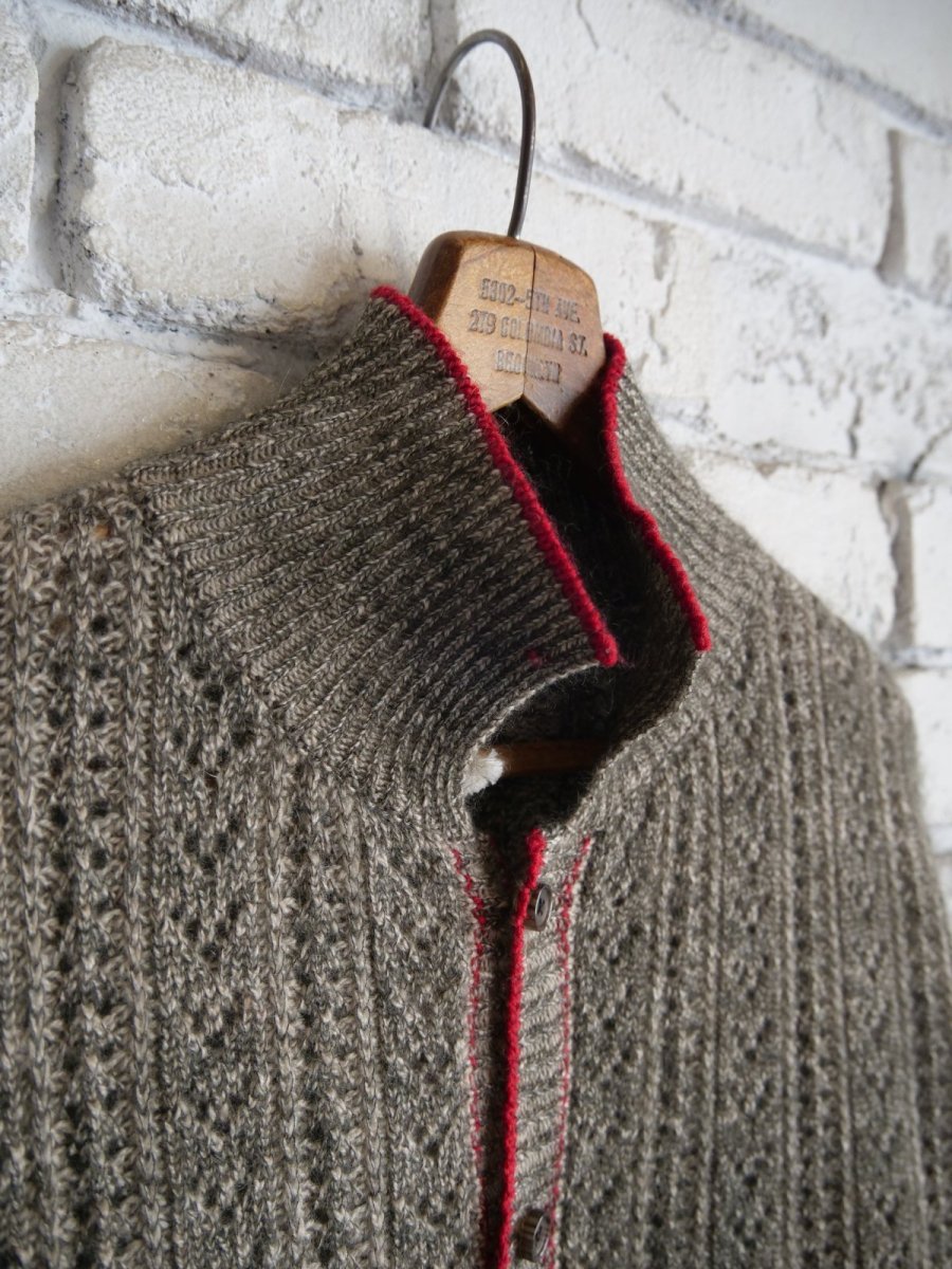 画像3: MAATEE&SONS MOHAIR CASHEMERE 透かし編み マーティーアンドサンズ モヘアカシミヤ透かし編み (MT5303-0115） (3)