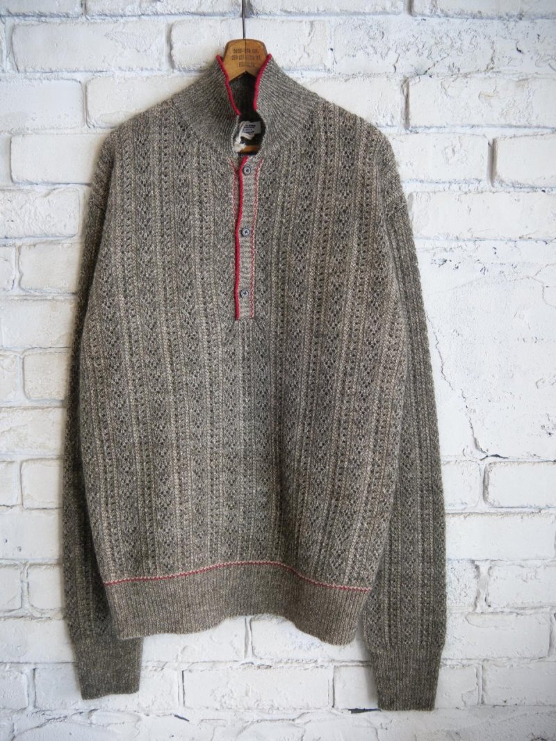 画像1: MAATEE&SONS MOHAIR CASHEMERE 透かし編み マーティーアンドサンズ モヘアカシミヤ透かし編み (MT5303-0115）