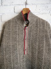 画像2: MAATEE&SONS MOHAIR CASHEMERE 透かし編み マーティーアンドサンズ モヘアカシミヤ透かし編み (MT5303-0115） (2)