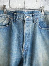 画像2: A.PRESSE No37. Washed Wide Denim Pants アプレッセ ウォッシュドワイドデニムパンツ(26SAP-04-21) (2)