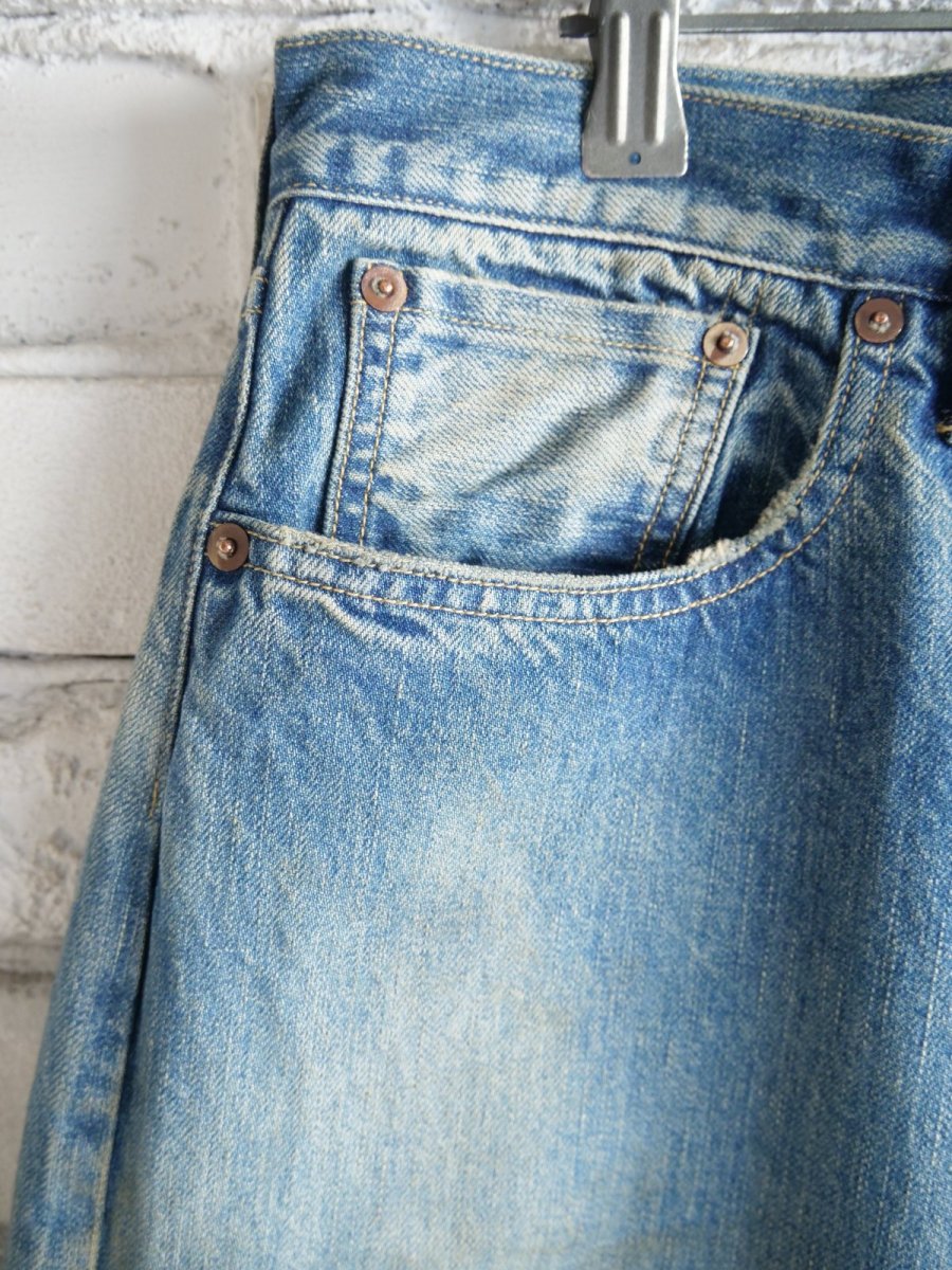 画像6: A.PRESSE No37. Washed Wide Denim Pants アプレッセ ウォッシュドワイドデニムパンツ(26SAP-04-21) (6)