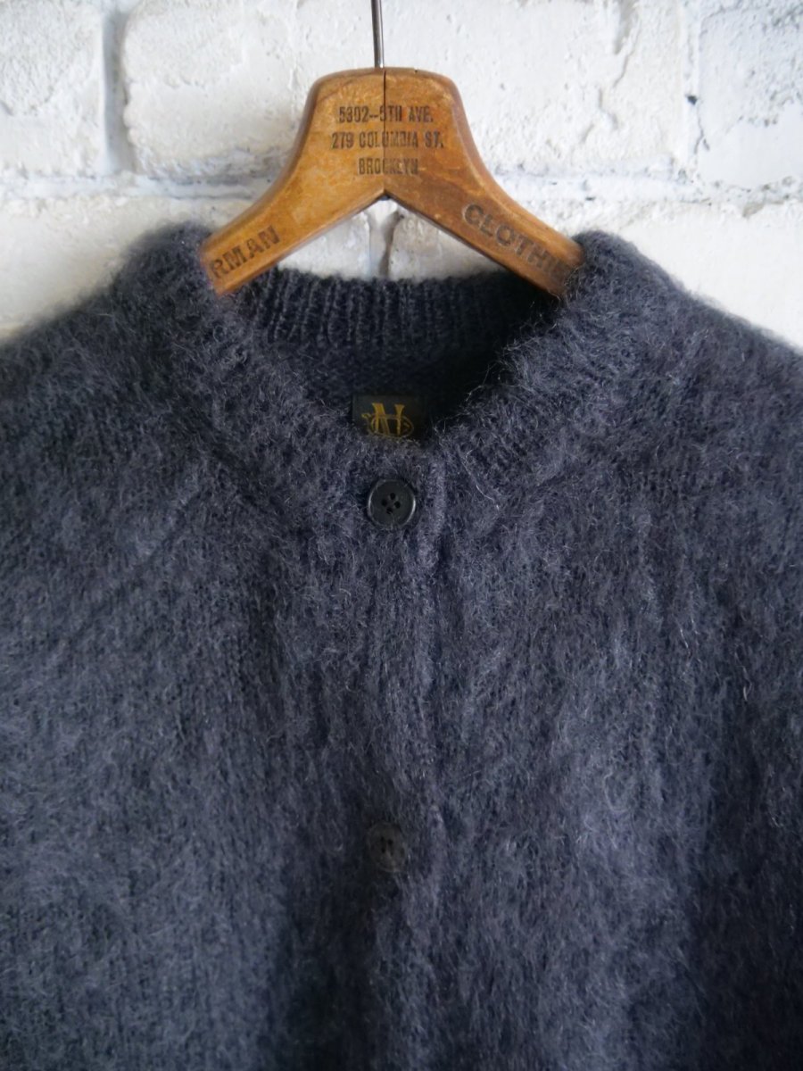 画像2: BATONER【WOMEN'S】PURE MOHAIR SHAGGY CREW CARDIGAN  バトナーピュアモヘアシャギークルーカーディガン(BN-25FL-052）● (2)