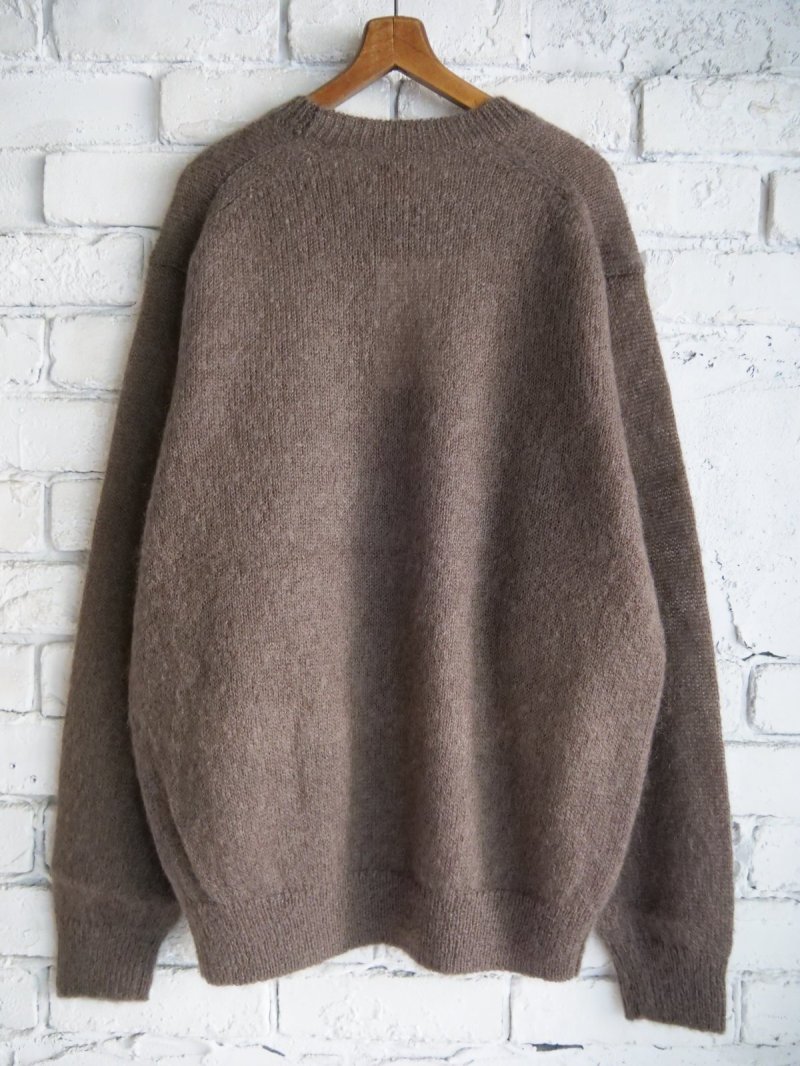 画像3: BATONER【MEN'S】PURE MOHAIR CREW NECK バトナーピュアモヘアクルーネックニット(BN-25FM-065）●