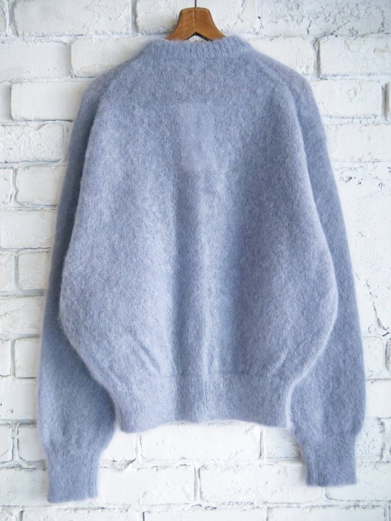 画像3: BATONER【WOMEN'S】PURE MOHAIR SHAGGY CREW CARDIGAN  バトナーピュアモヘアシャギークルーカーディガン(BN-25FL-052）●