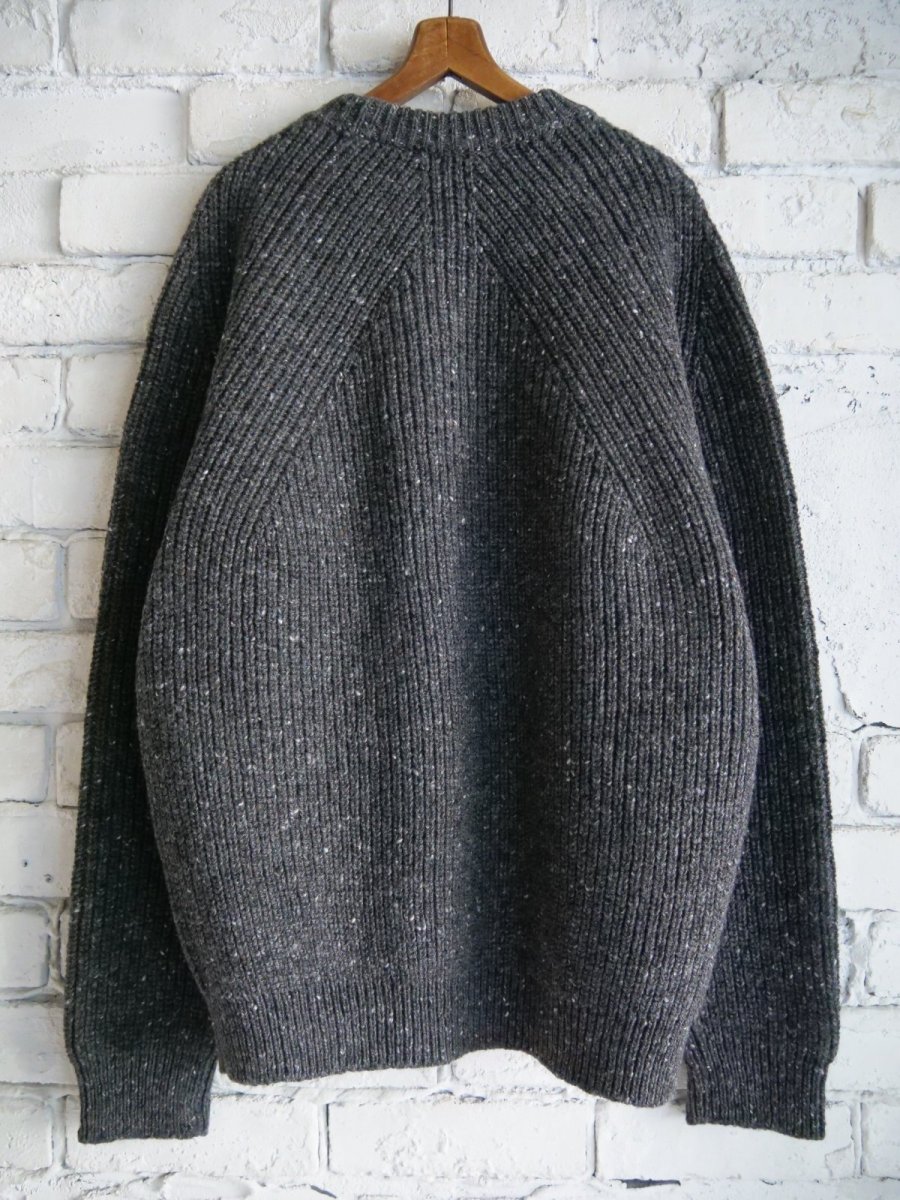 画像4: BATONER【MEN'S】DONEGAL SIGNATURE  CREW NECK バトナードネガルシグネチャークルーネックニット(BN-25FM-075）● (4)