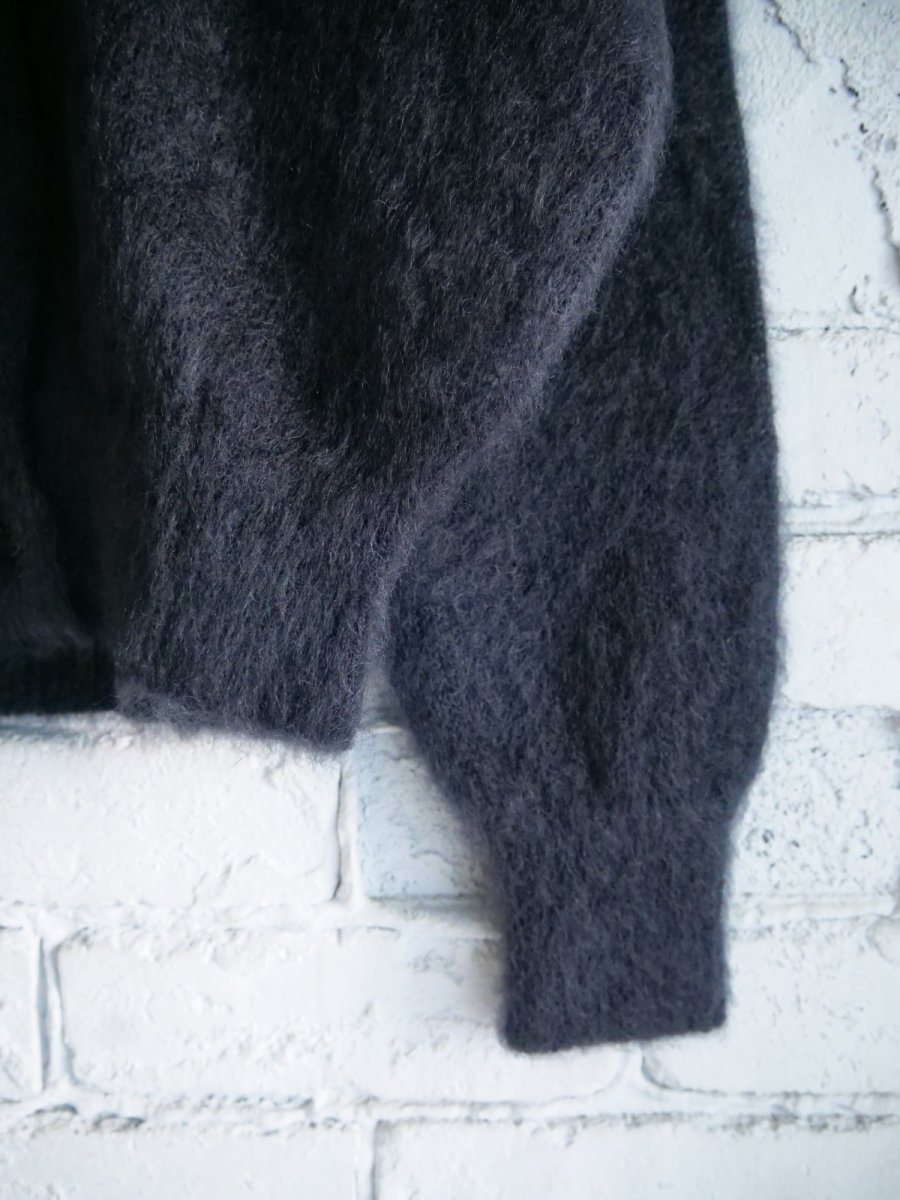 画像3: BATONER【WOMEN'S】PURE MOHAIR SHAGGY CREW CARDIGAN  バトナーピュアモヘアシャギークルーカーディガン(BN-25FL-052）● (3)