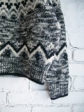 画像3: BATONER【WOMEN'S】MOHAIR NORDIC CREW NECK バトナーモヘアノルディッククルーネックニット(BN-25FL-049）● (3)