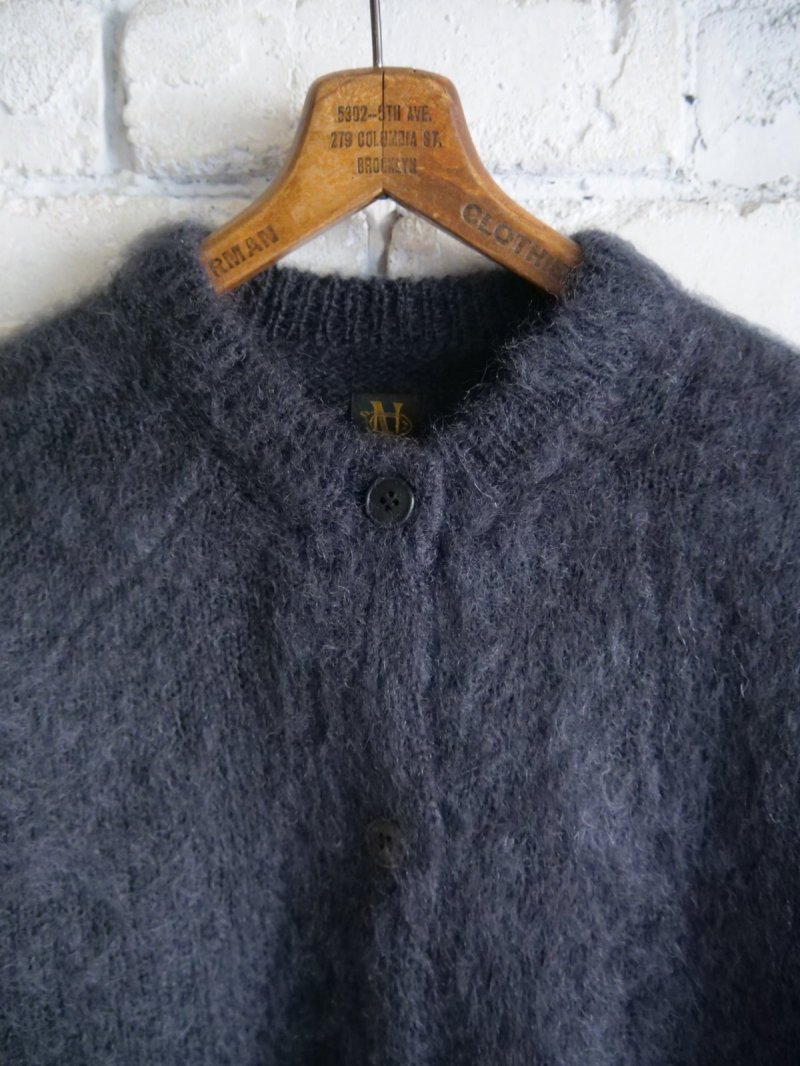 画像2: BATONER【WOMEN'S】PURE MOHAIR SHAGGY CREW CARDIGAN  バトナーピュアモヘアシャギークルーカーディガン(BN-25FL-052）●