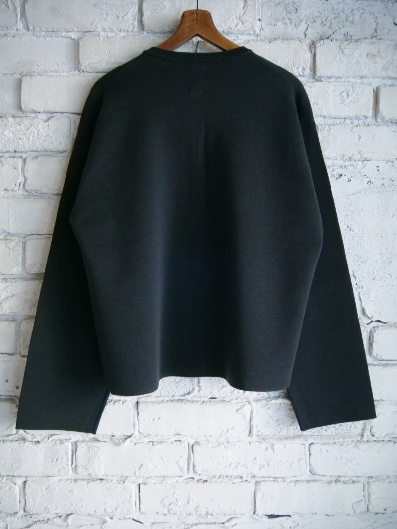 画像3: BATONER【WOMEN'S】32G SMOOTH WOOL CREW SNAP CARDIGAN バトナー32ゲージスムースウールクルーカーディガン(BN-25FL-017）●