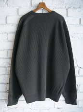 画像4: BATONER【MEN'S】SUPER HIGH TWIST WOOL CREW NECKバトナースーパーハイツイストウールクルーネックニット(BN-25FM-023）● (4)