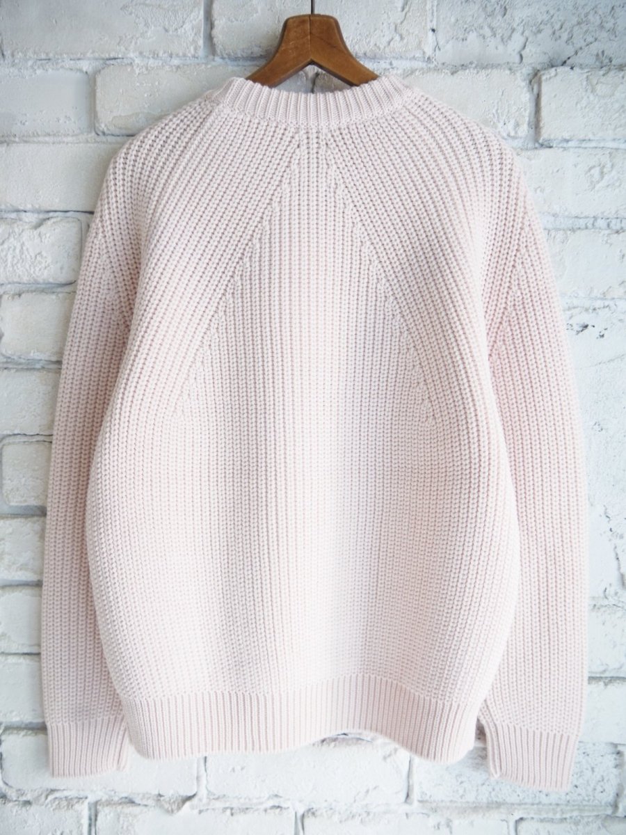 画像4: BATONER【WOMEN'S】SIGNATURE CREWNECK バトナー シグネチャークルーネックニット(BN-25FL-030）● (4)