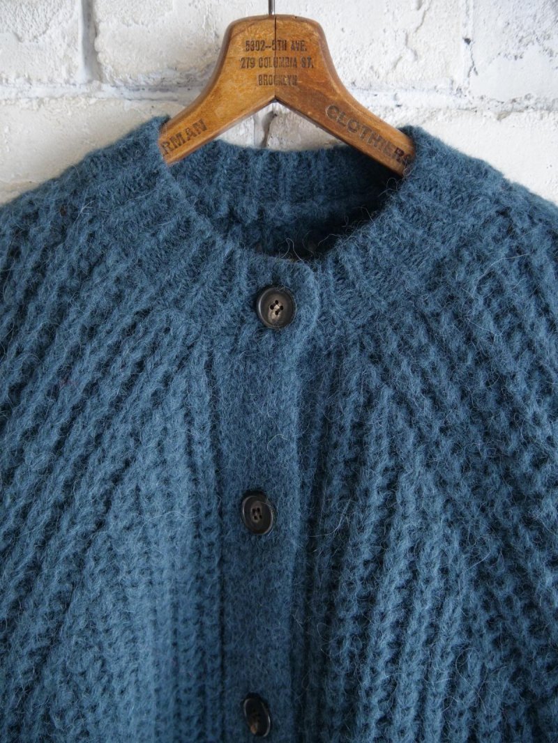 画像2: BATONER【WOMEN'S】CHUNKY FLUFFY SIGNATURE CREW CARDIGAN バトナー チャンキーフラッフィーシグネチャークルーカーディガン(BN-25FL-065)●