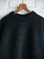 画像2: BATONER【WOMEN'S】SPREAD TENJIKU CREWNECK バトナー スプレッド天竺クルーネックニット(BN-25FL-058）● (2)