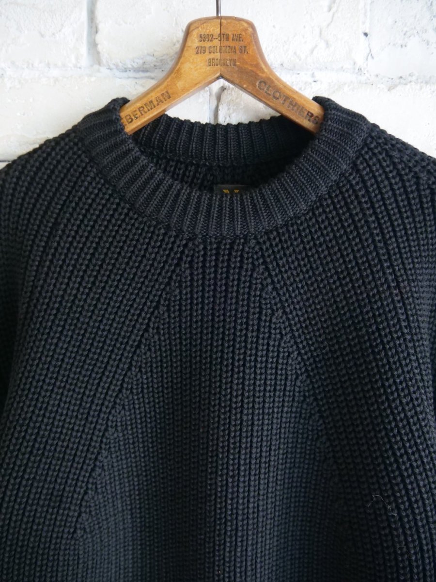 画像2: BATONER【WOMEN'S】SIGNATURE CREWNECK バトナー シグネチャークルーネックニット(BN-25FL-030）● (2)