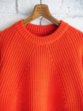 画像2: BATONER【WOMEN'S】SIGNATURE CREWNECK バトナー シグネチャークルーネックニット(BN-25FL-030）● (2)