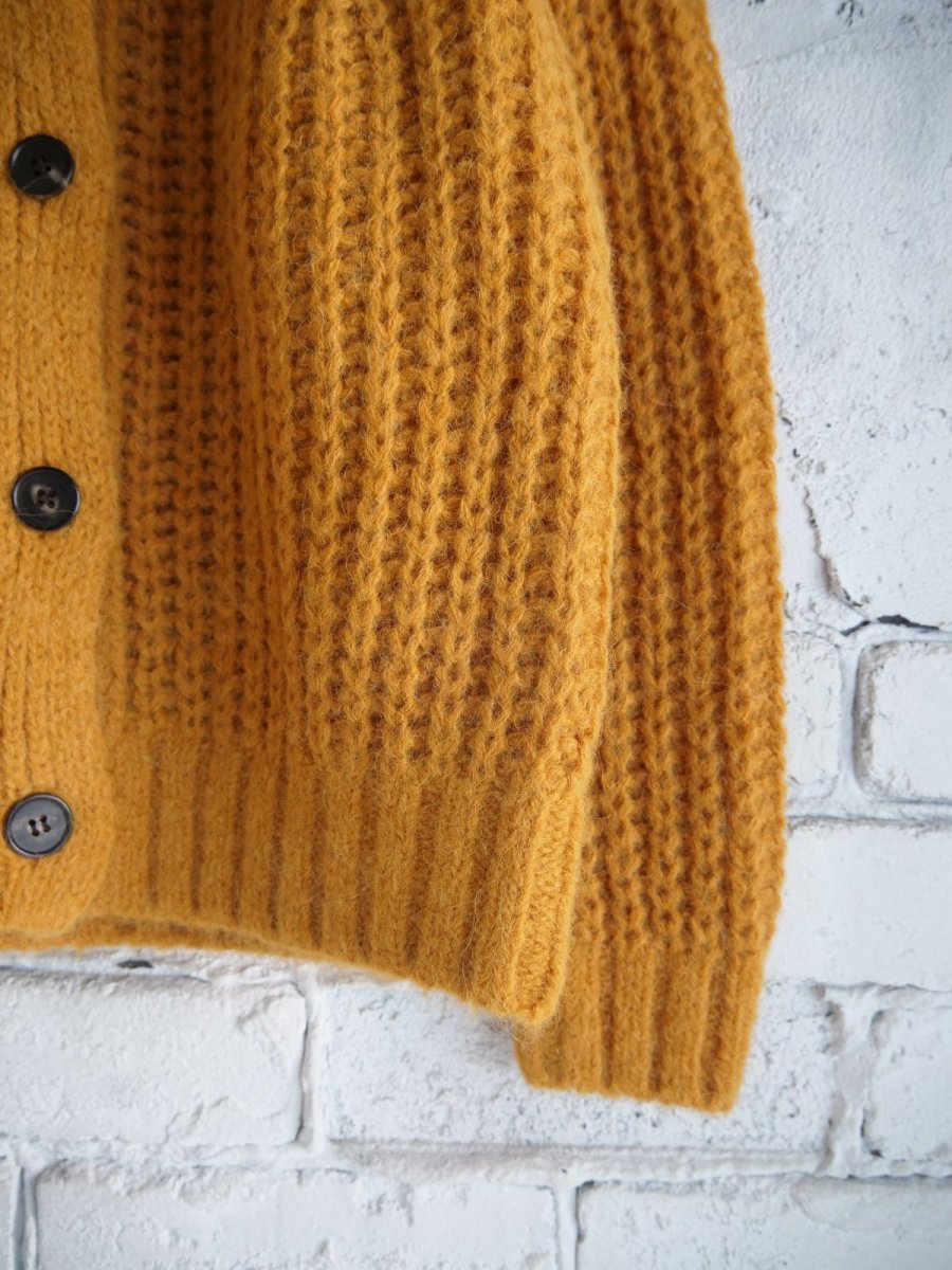 画像3: BATONER【WOMEN'S】CHUNKY FLUFFY SIGNATURE CREW CARDIGAN バトナー チャンキーフラッフィーシグネチャークルーカーディガン(BN-25FL-065）● (3)