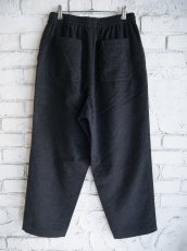 画像4: BATONER【MEN'S】SHUKUJU CASHMERE TRACK PANTS  バトナー 縮絨カシミアトラックパンツ（BN-25FG-010）● (4)