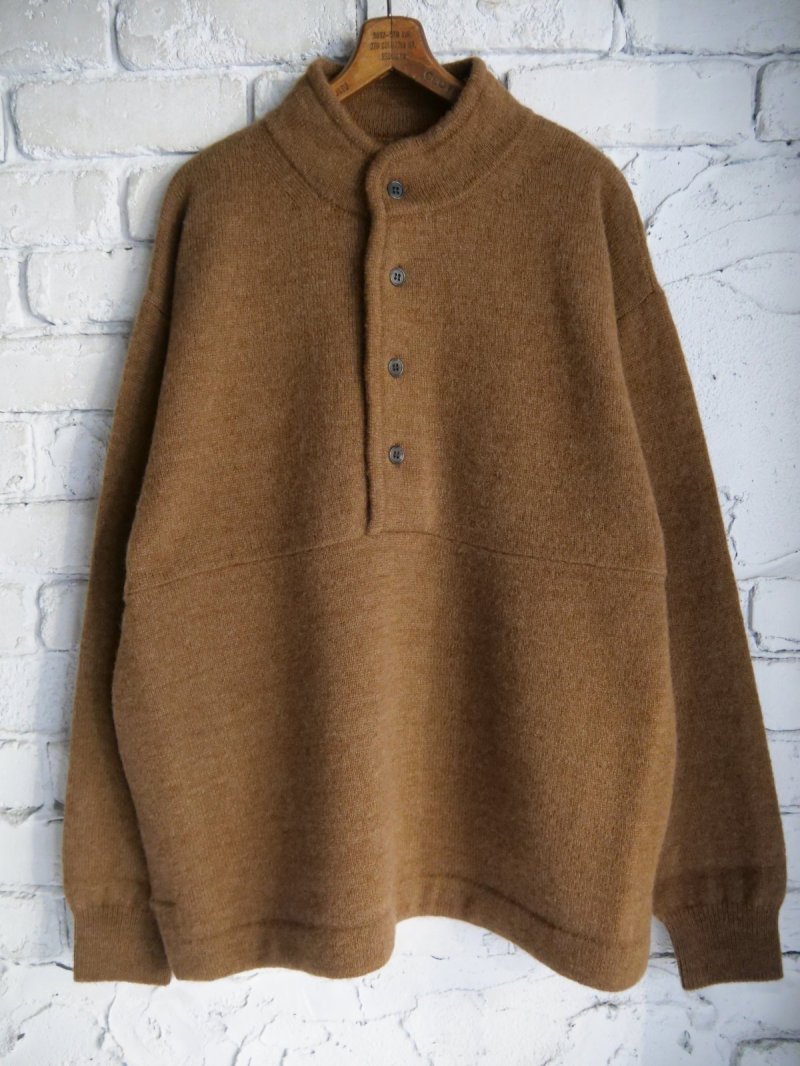 画像1: BATONER【MEN'S】BLUEFACE SNAP PULLOVER バトナー ブルーフェイススナッププルオーバー(BN-25FM-062)●