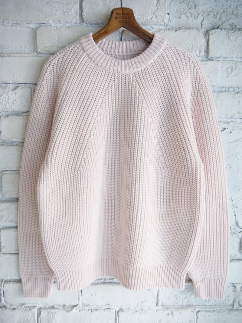 画像1: BATONER【WOMEN'S】SIGNATURE CREWNECK バトナー シグネチャークルーネックニット(BN-25FL-030）●