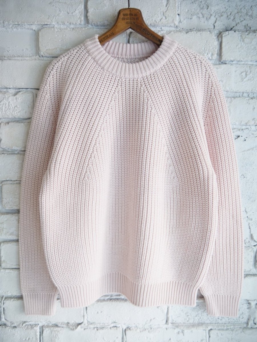 画像1: BATONER【WOMEN'S】SIGNATURE CREWNECK バトナー シグネチャークルーネックニット(BN-25FL-030）● (1)