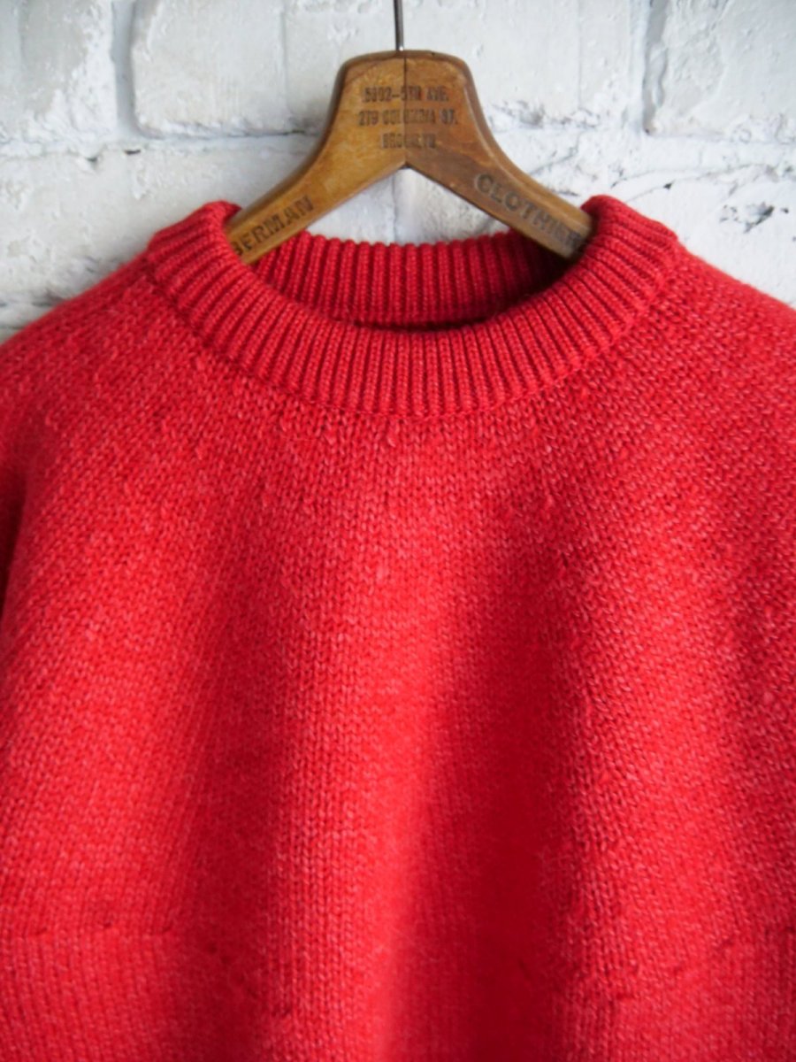 画像2: BATONER【WOMEN'S】SPREAD TENJIKU CREWNECK バトナー スプレッド天竺クルーネックニット(BN-25FL-058）● (2)